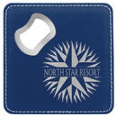 Leatherette Bottle Opener Coasters