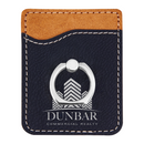 Leatherette Phone Wallet with Ring