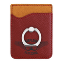 Leatherette Phone Wallet with Ring